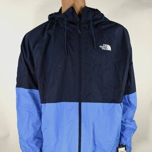 The North face Mens Antora Rain Jacket New XXL Blue/ Navy Blue colorblock